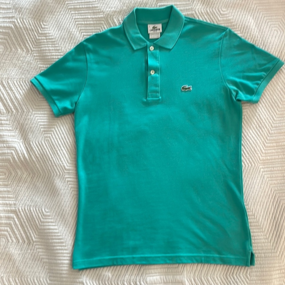 Lacoste polo slim fit size small like new